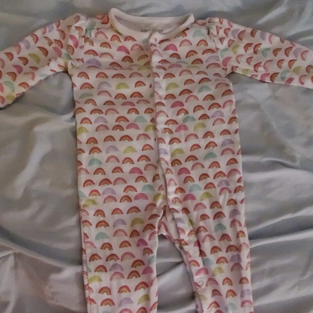 Rainbow 6-9mon pjs